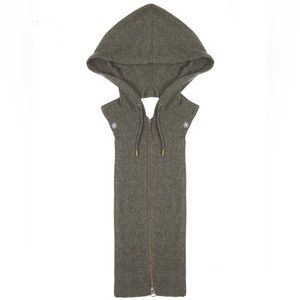 Veronica Beard Army Green Cashmere Dickey